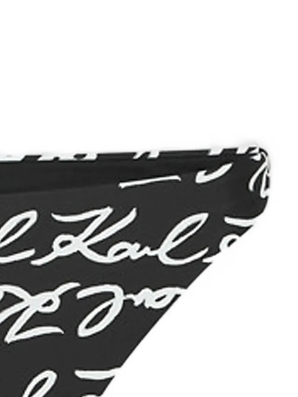 Karl Lagerfeld Signature bikinislip Zwart