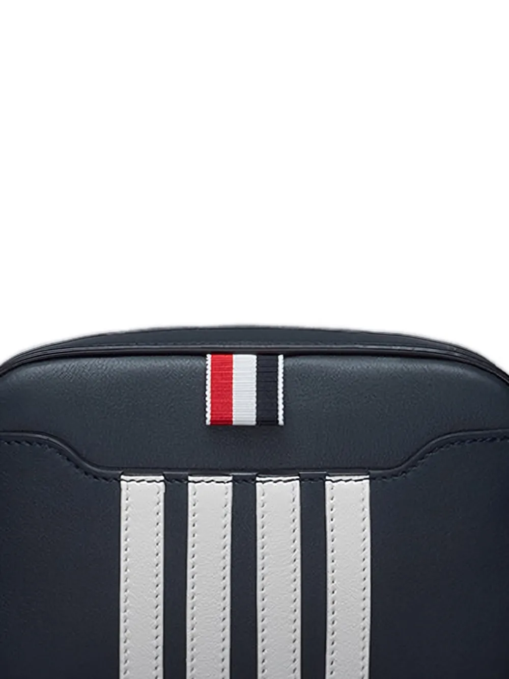  Thom Browne 4-bar Stripes Rectangular Leather Bag - Blue 