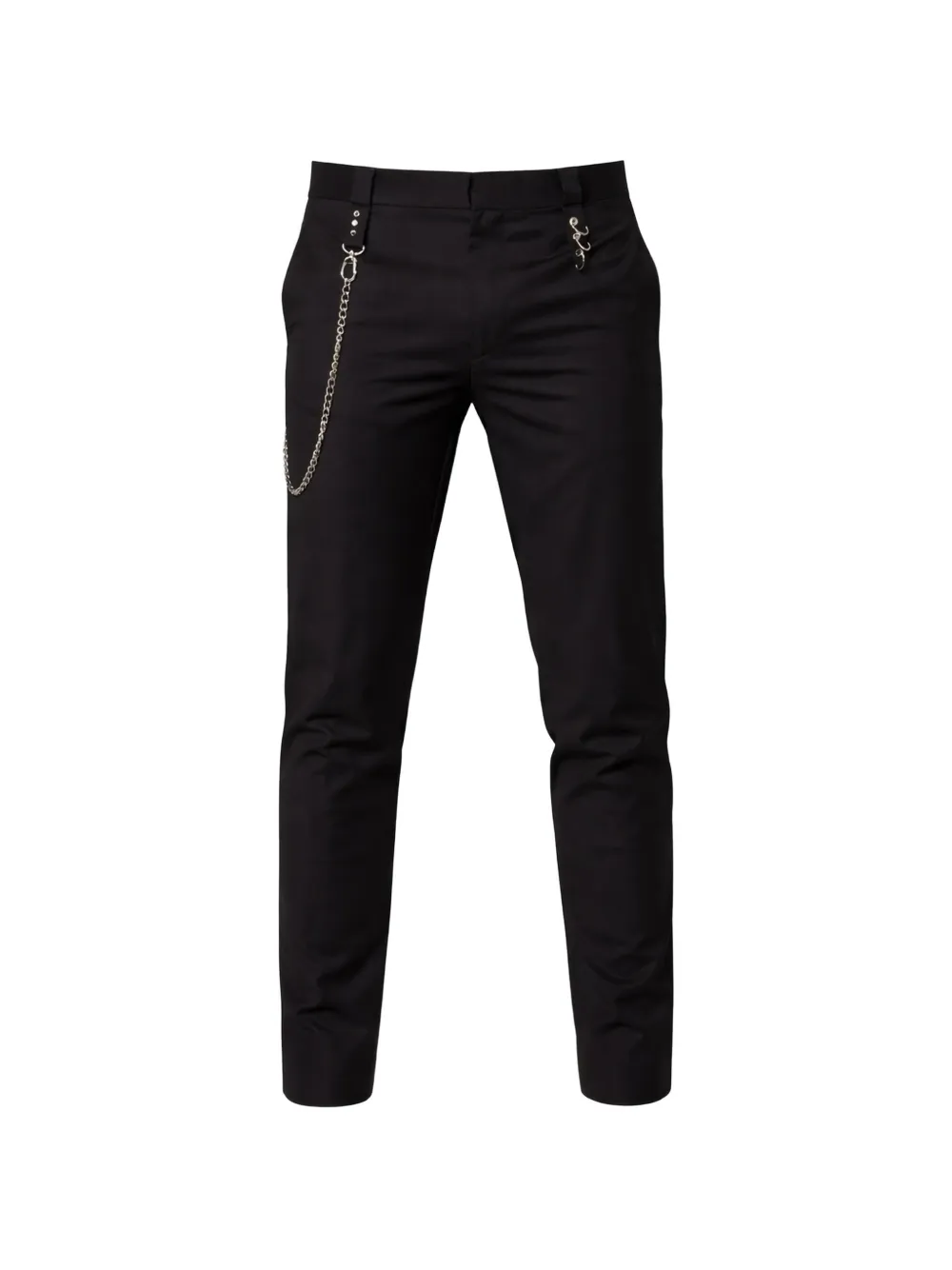 Les Hommes Urban Pantaloni con catena - Nero