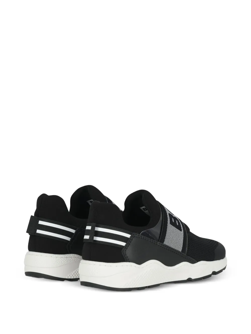 BOSS Kidswear logo-strap sneakers Zwart