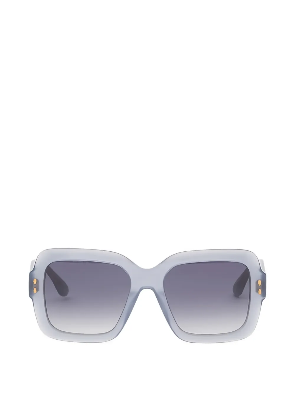 ISABEL MARANT Hegaxonal square-frames sunglasses - Blu