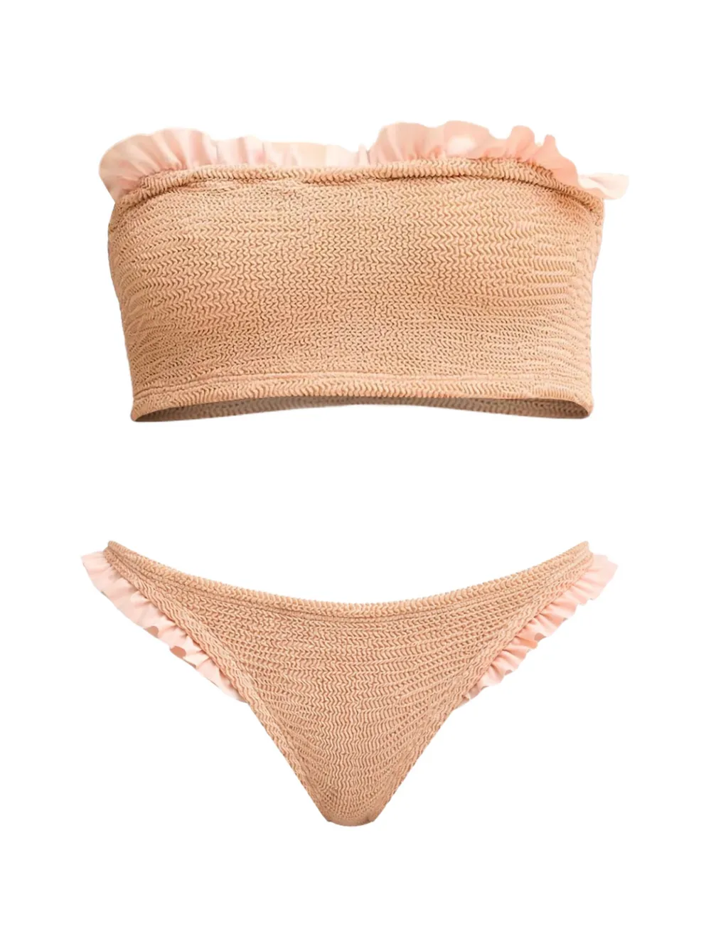 PARAMIDONNA Kylie ruffled bikini - Arancione