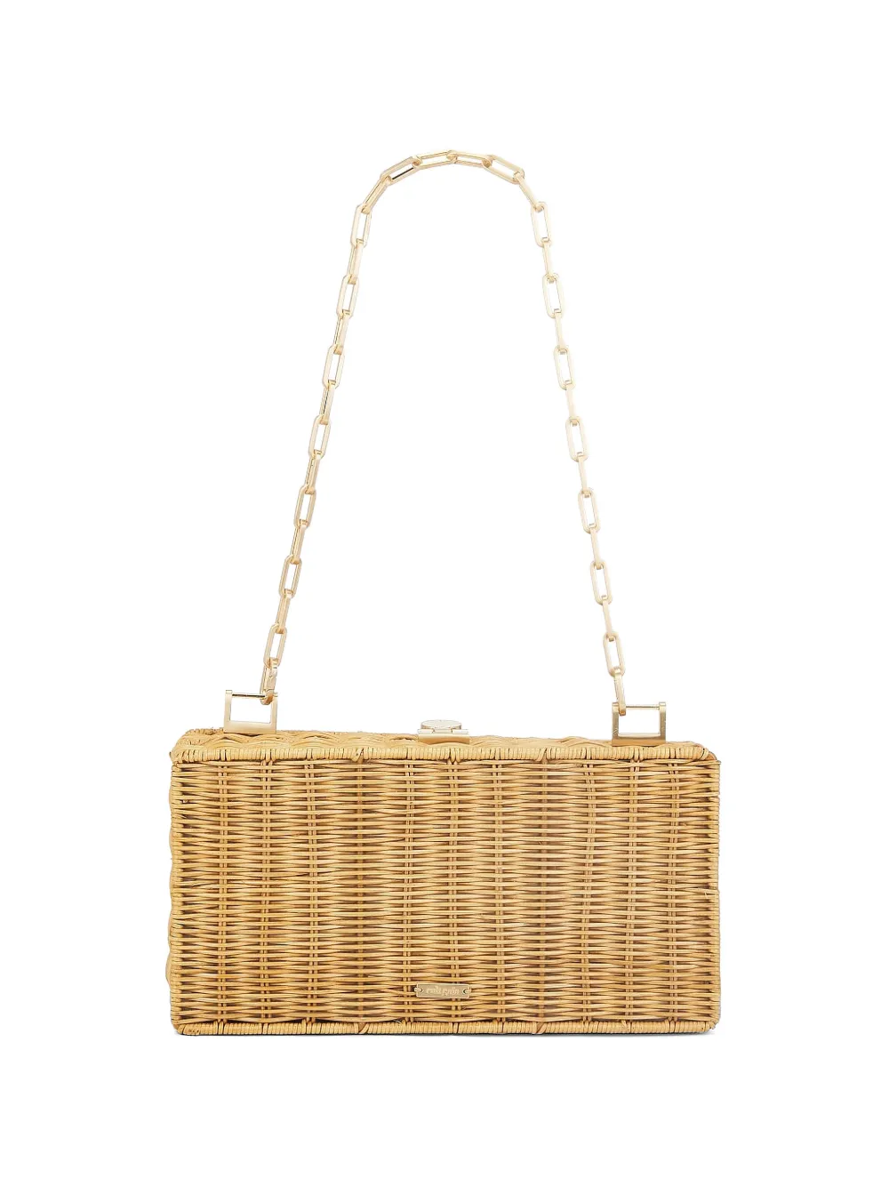 Cult Gaia Backgammon interwoven clutch bag - Toni neutri