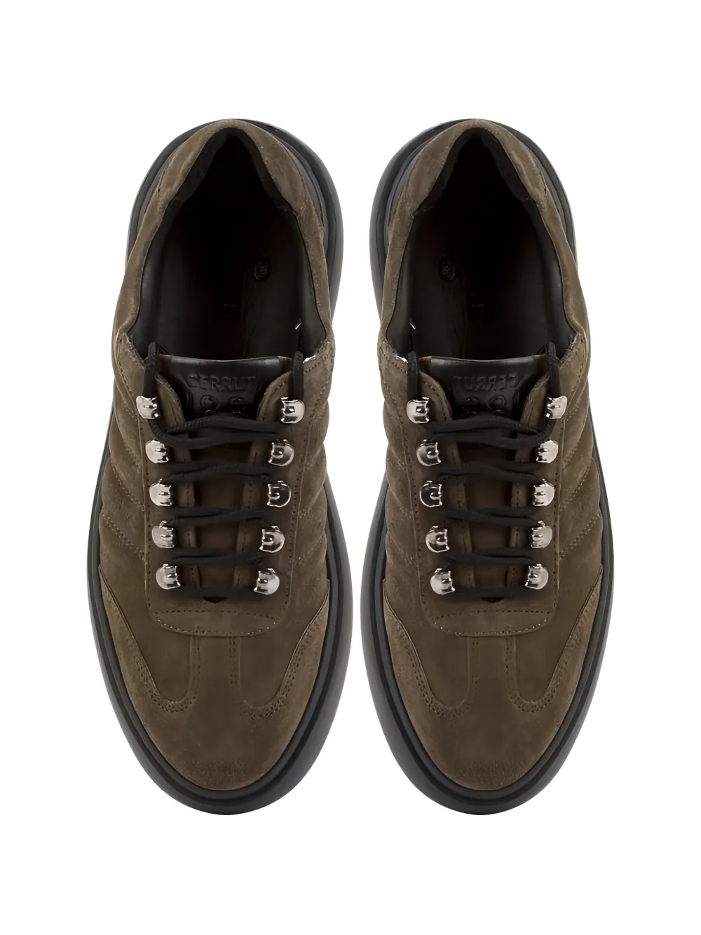 Cerruti 1881 Gewatteerde sneakers Bruin
