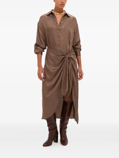 Apiece Apart Alessandra tie-waist midi dress