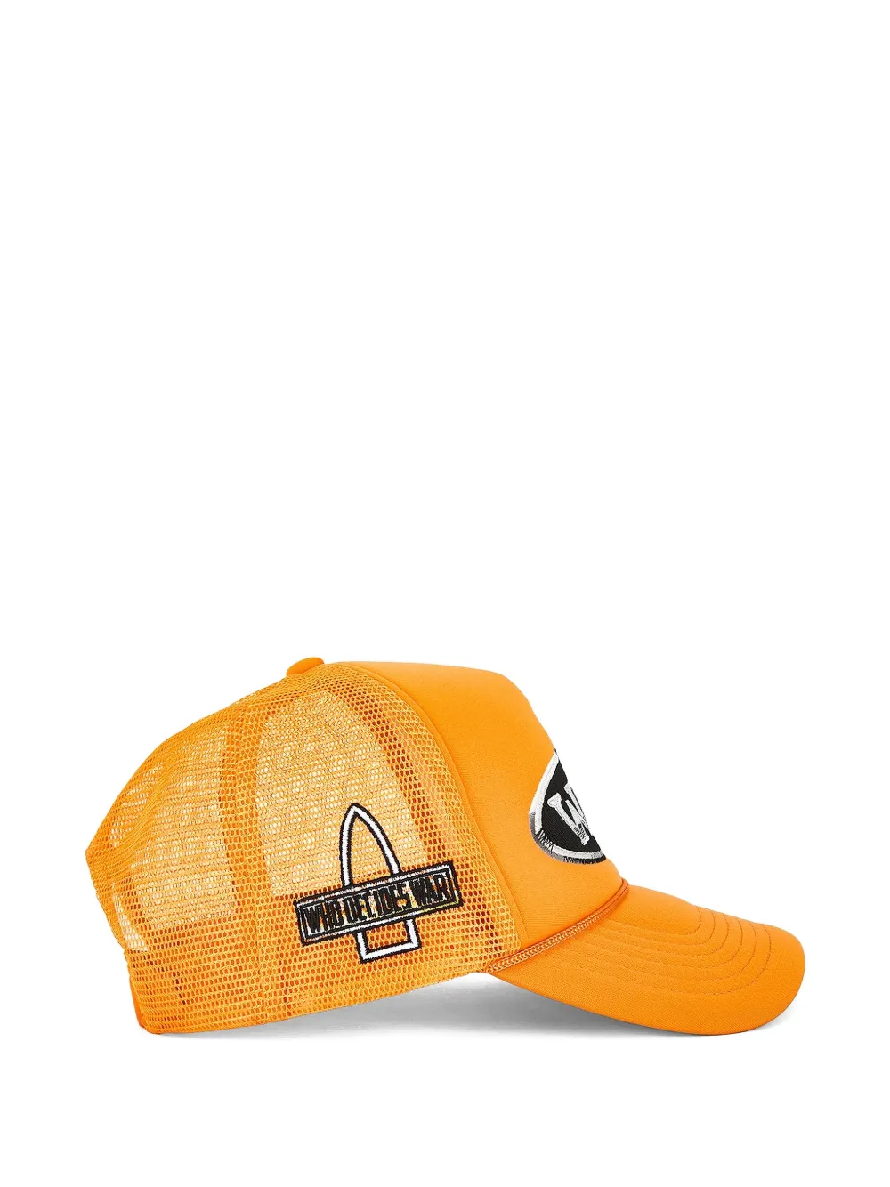  Who Decides War Dale Logo-appliqué Cap - Orange 