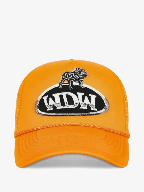 Who Decides War Dale logo-appliqué cap