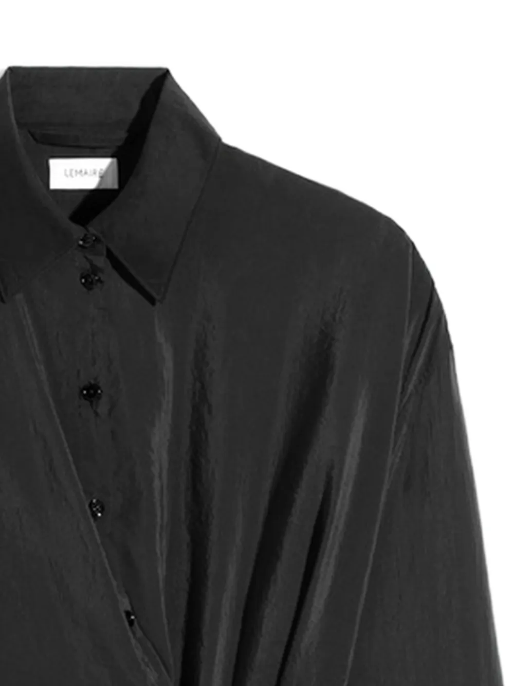 twisted collar shirt