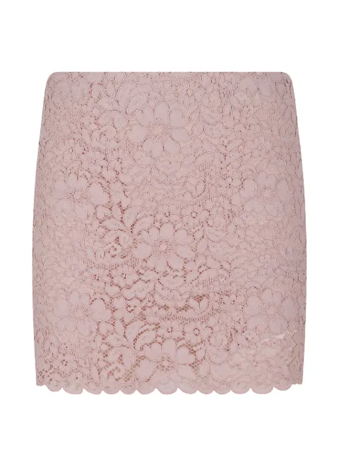 Gianluca Capannolo floral-lace skirt