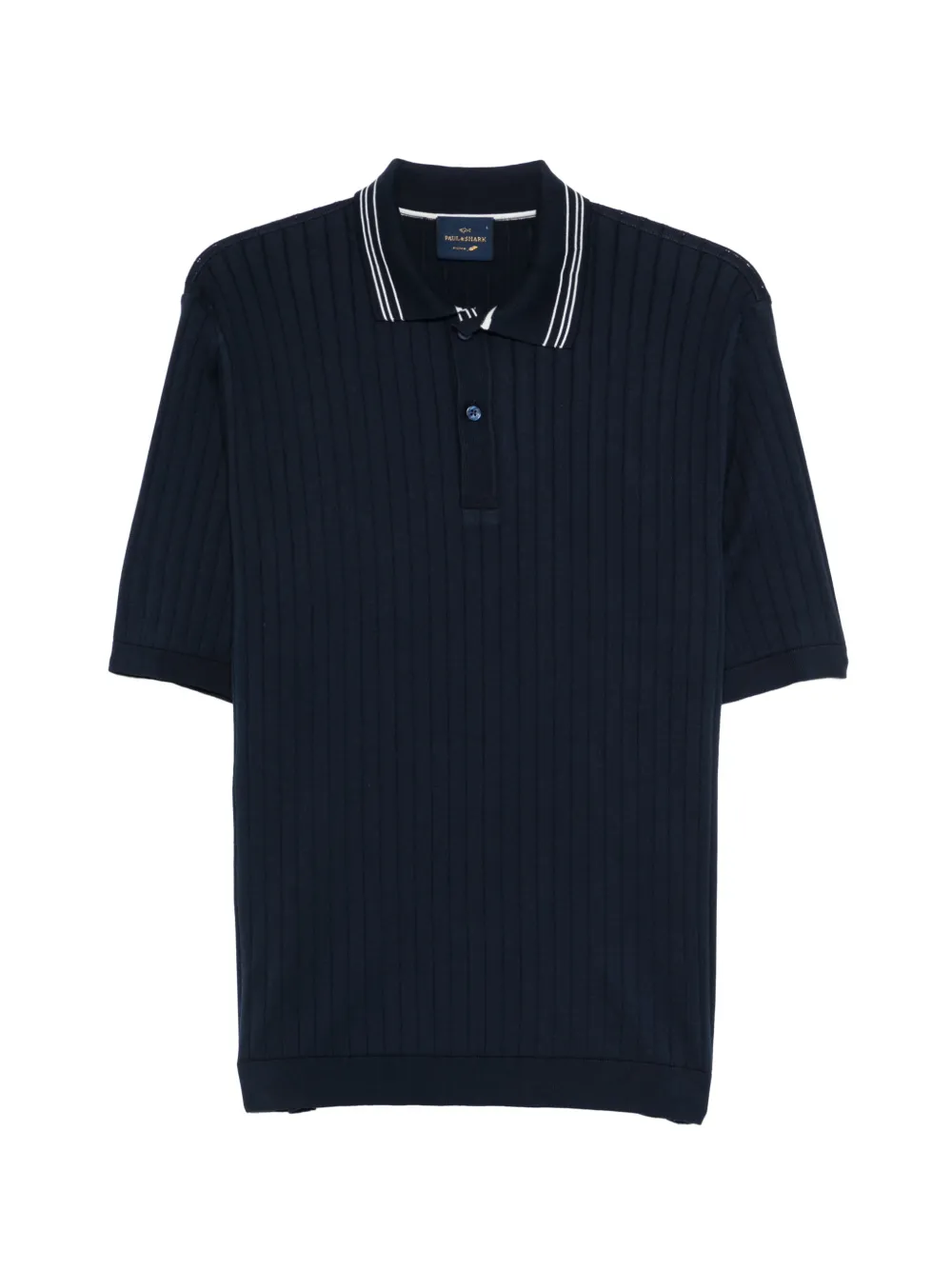 Paul & Shark ribbed striped polo shirt - Blu