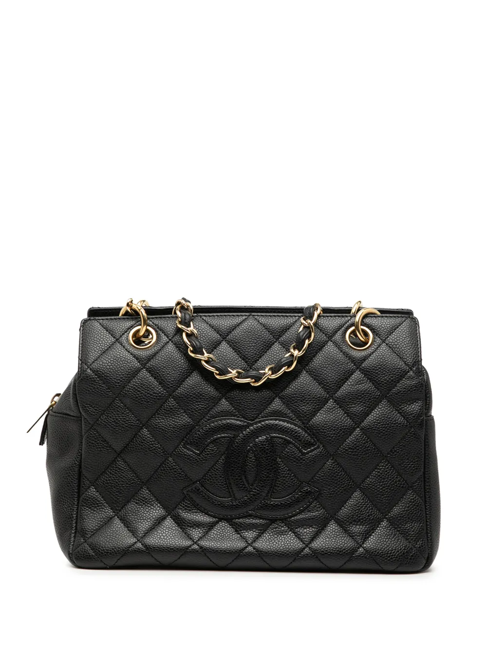 CHANEL Pre-Owned 2002-2003 Petite Caviar Timeless tote bag - Nero