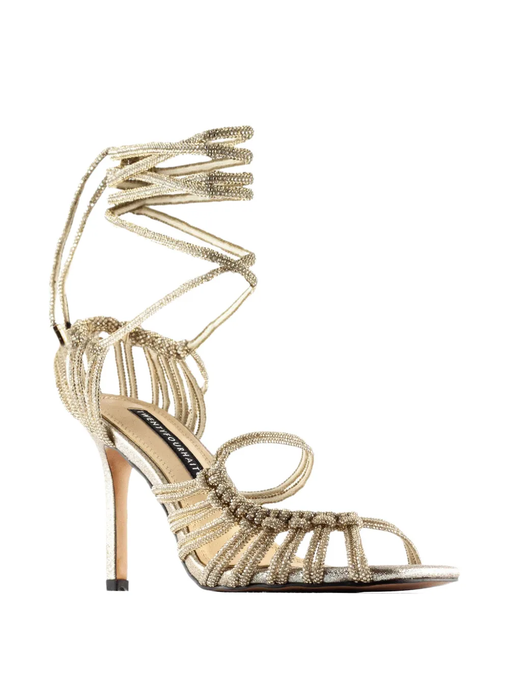  Twenty Fourhaitch Molì Oro Strappy Sandals - Gold 