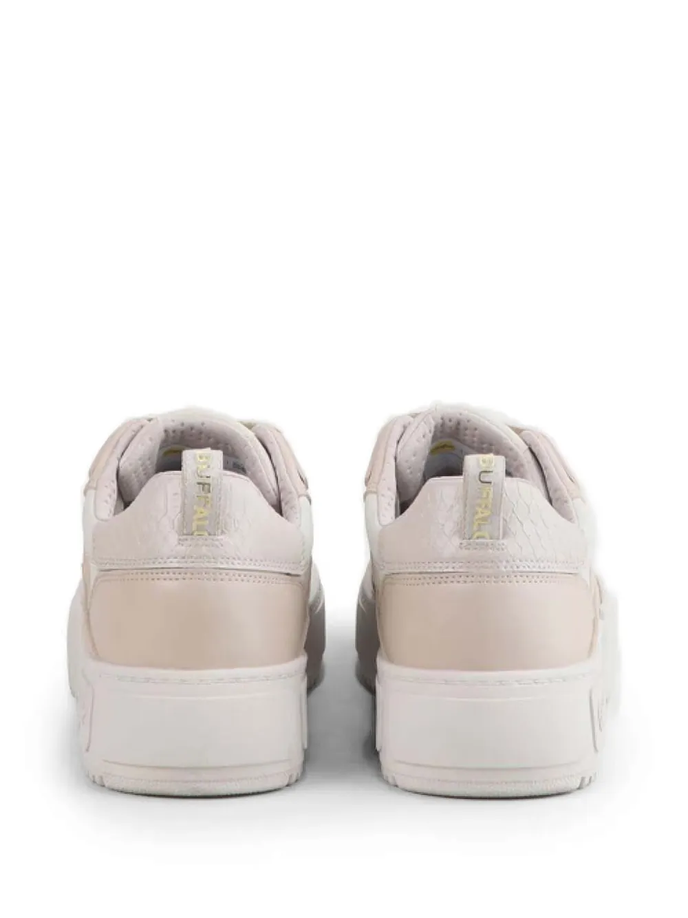 Buffalo Sneakers met plateauzool Beige