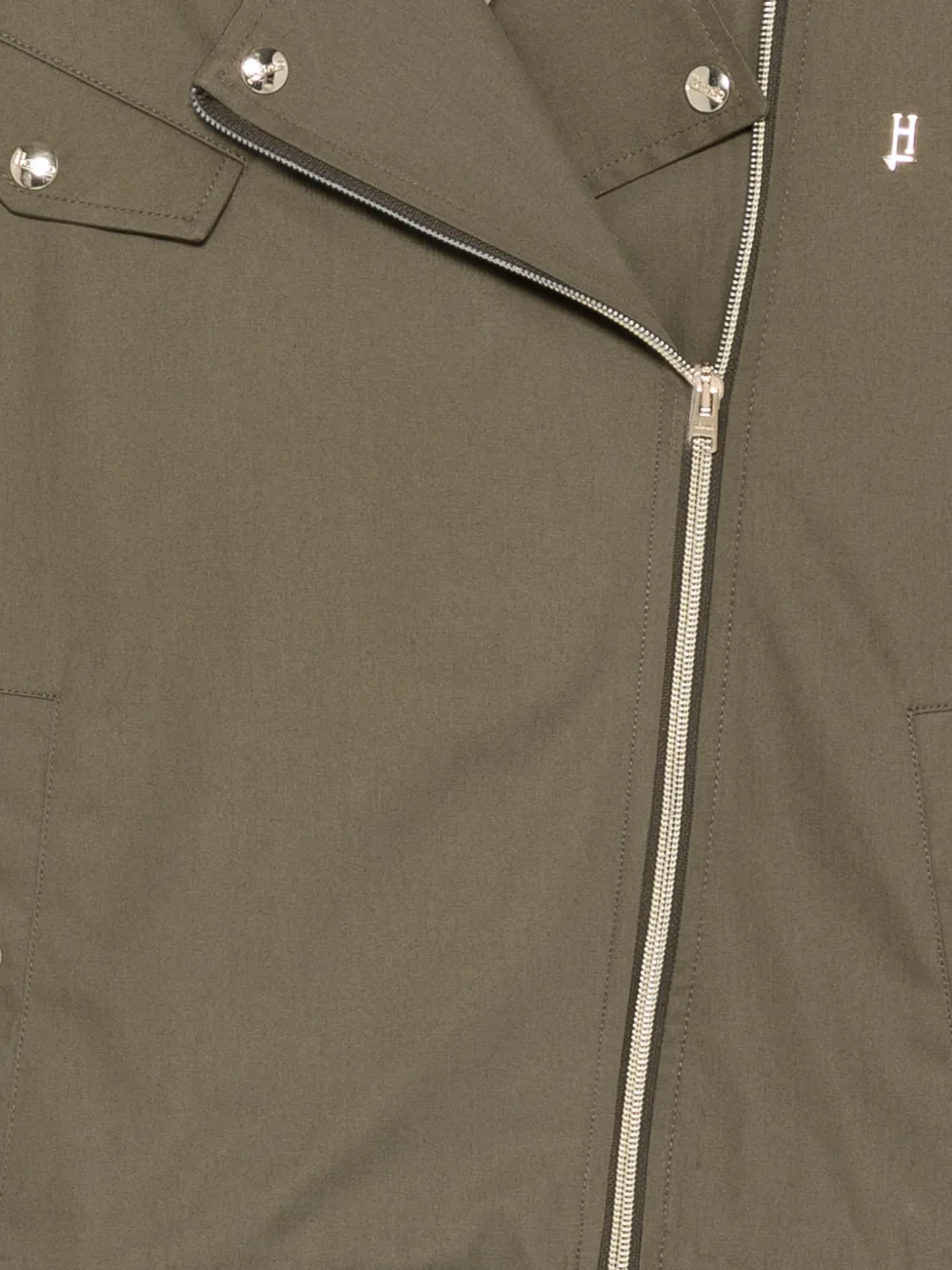  Herno Kids Zip Bomber Jacket - Green 