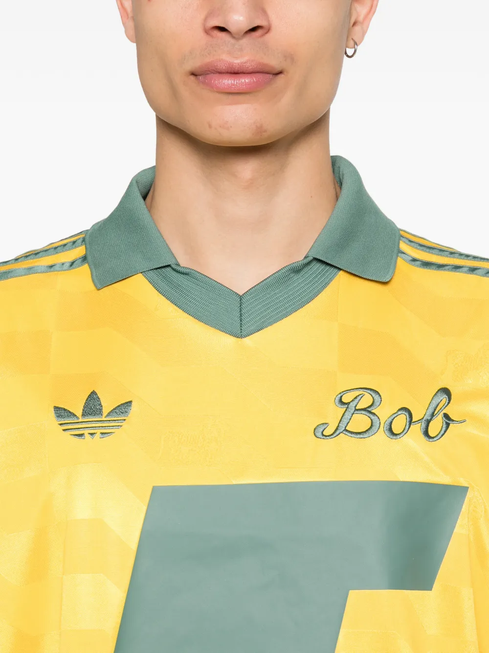adidas Bob Marley Originals T-shirt met drie strepen Geel