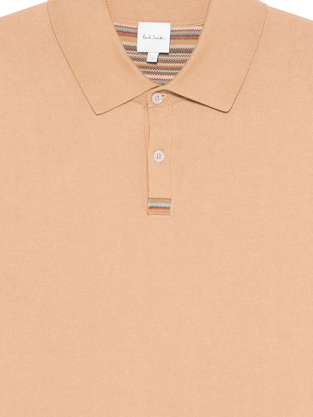  Paul Smith Buttoned Polo Shirt - Neutrals 