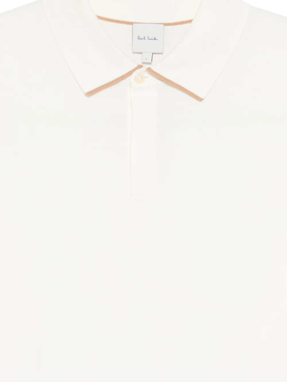 Paul Smith Poloshirt met knopen Beige