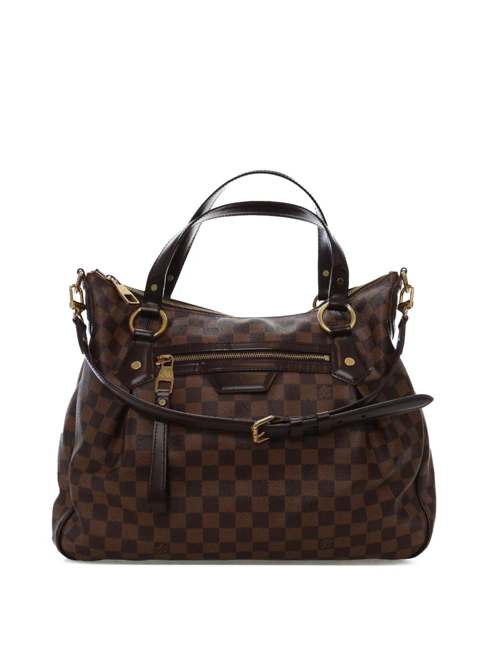 Louis Vuitton Pre-Owned 2011 Damier Ebene Evora MM satchel - Marrone