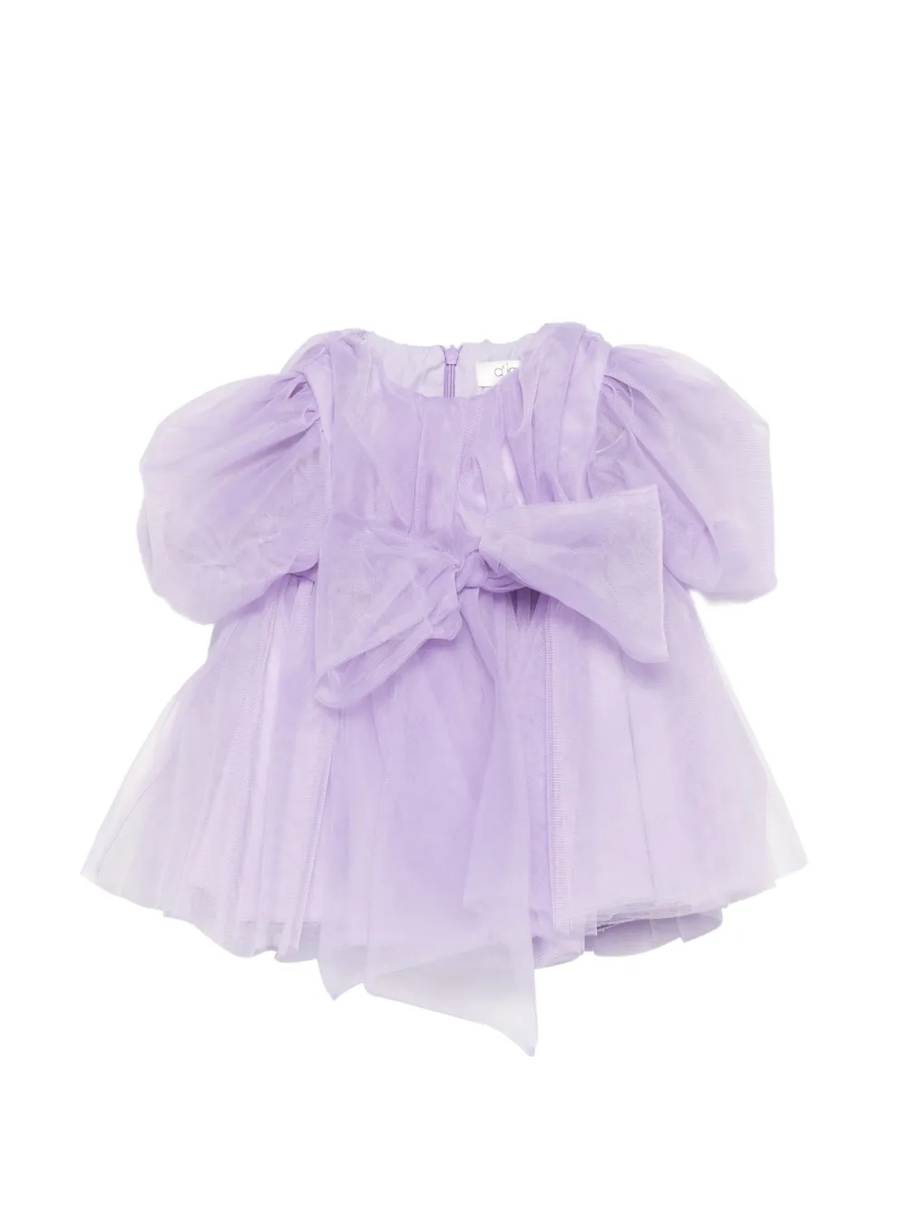 alapage puffed bow dress set - Viola