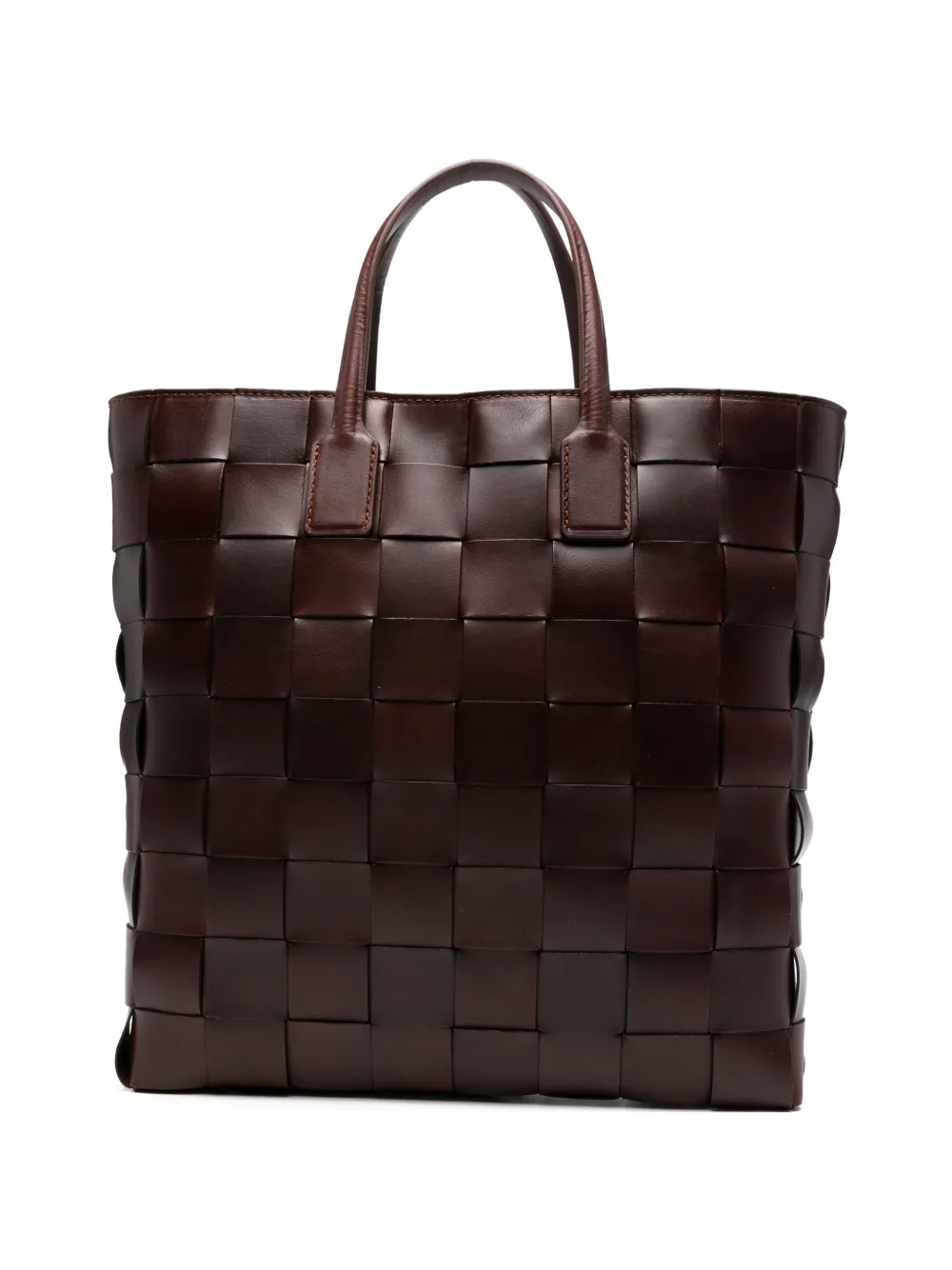 DRAGON DIFFUSION Pino woven-design tote bag - Marrone