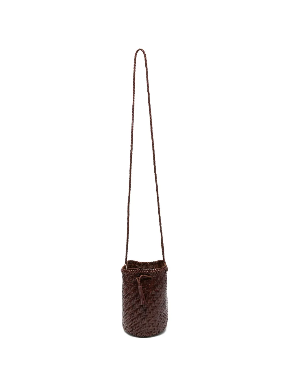 DRAGON DIFFUSION tassel-detail bucket bag - Marrone