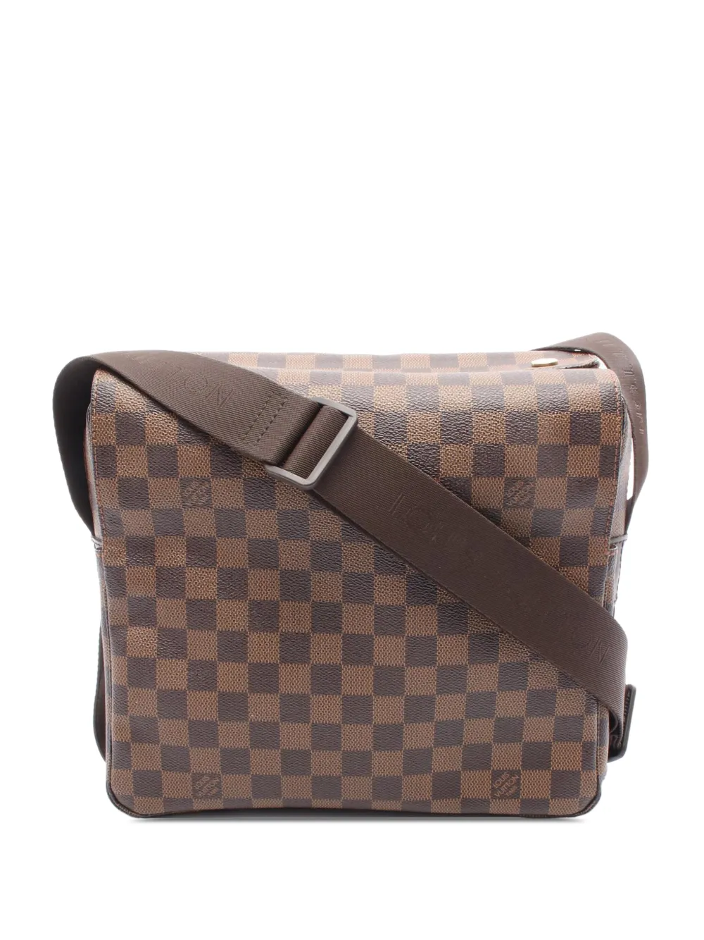 Louis Vuitton Pre-Owned 2009 Damier Ebene Naviglio crossbody bag - Marrone