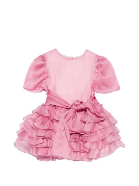 alapage ruffled bow dress