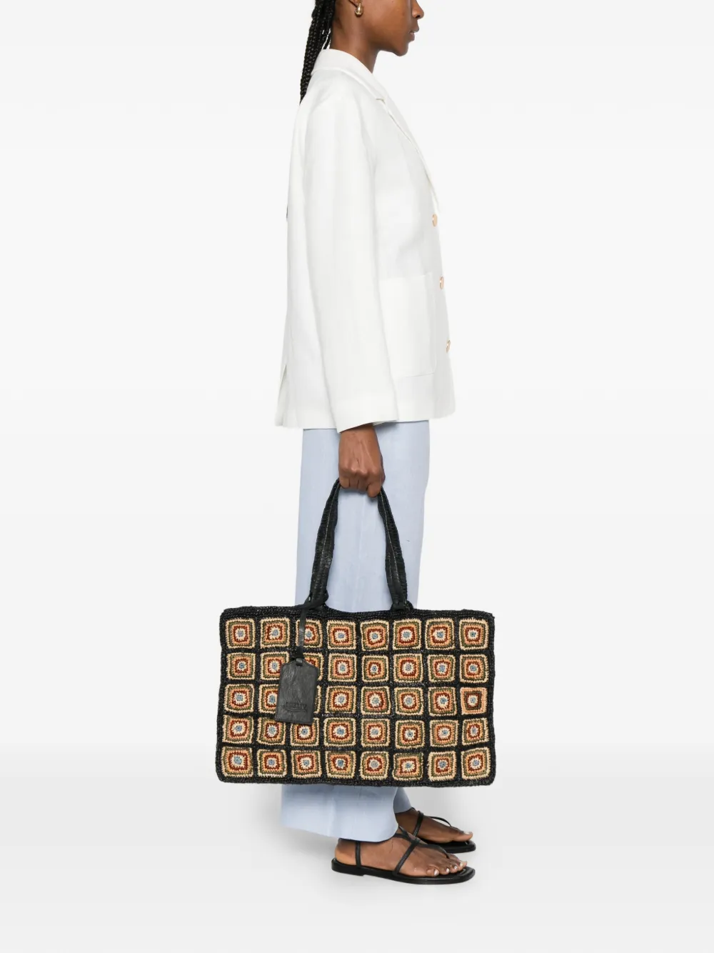 Ibeliv Squared Tote Bag - Black 