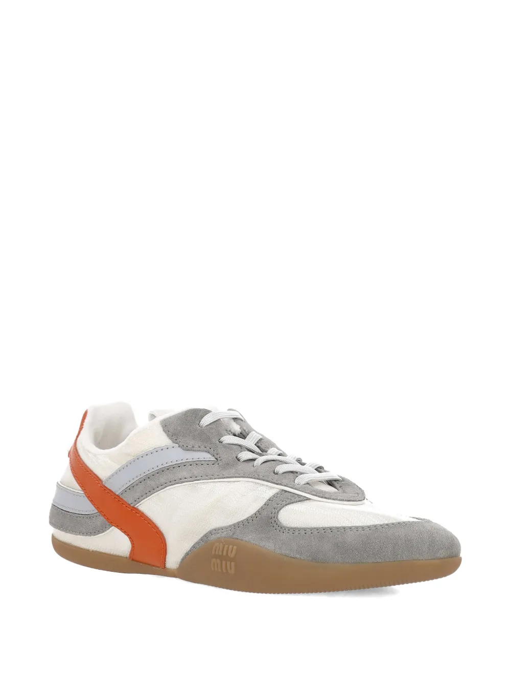 Miu panelled sneakers Beige