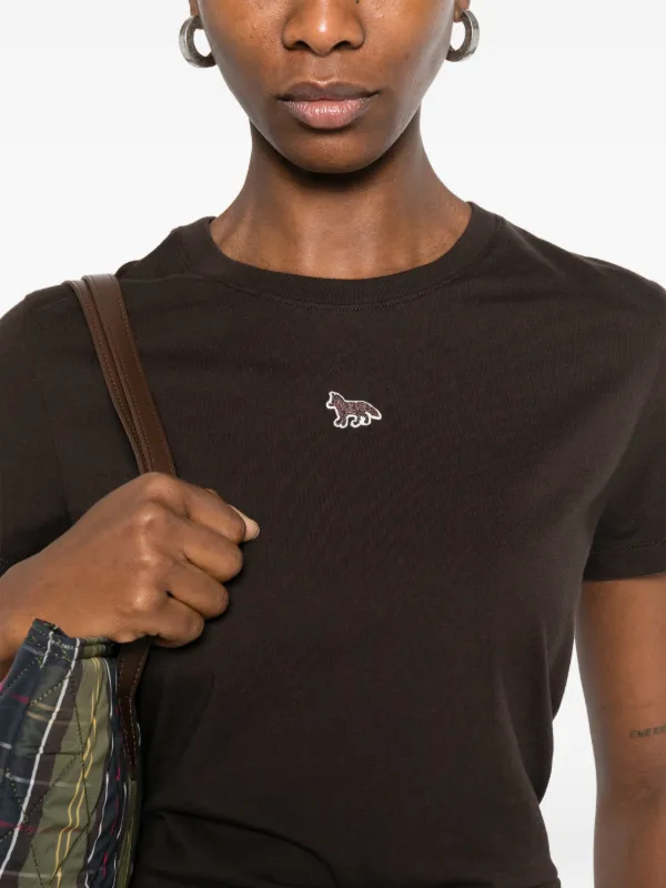 Maison Kitsuné Baby Fox T-shirt | Brown | FARFETCH AO