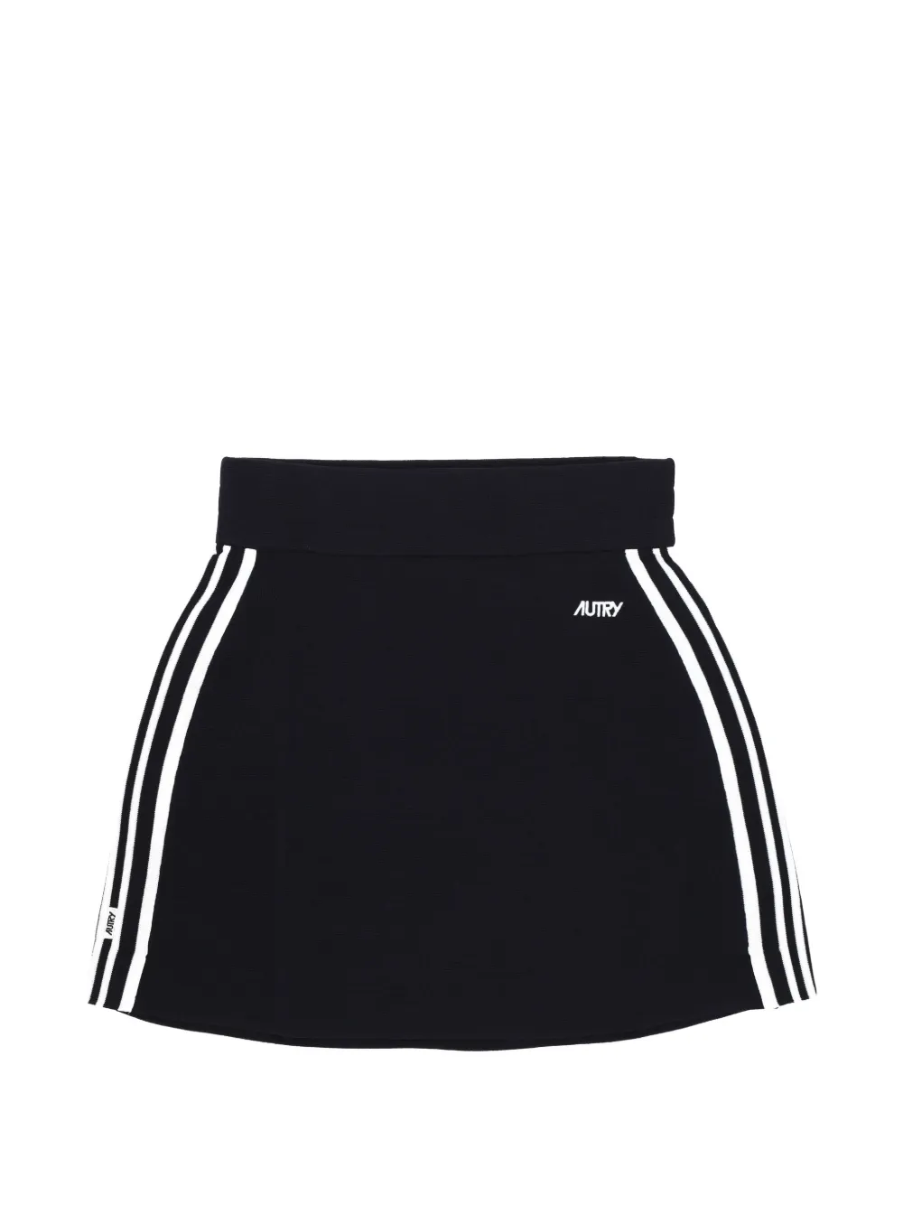 Autry side-stripe mini skirt - Blu