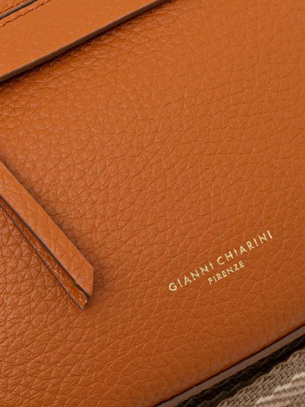 GIANNI CHIARINI Helena Ronde boeken crossbodytas met omslag Bruin