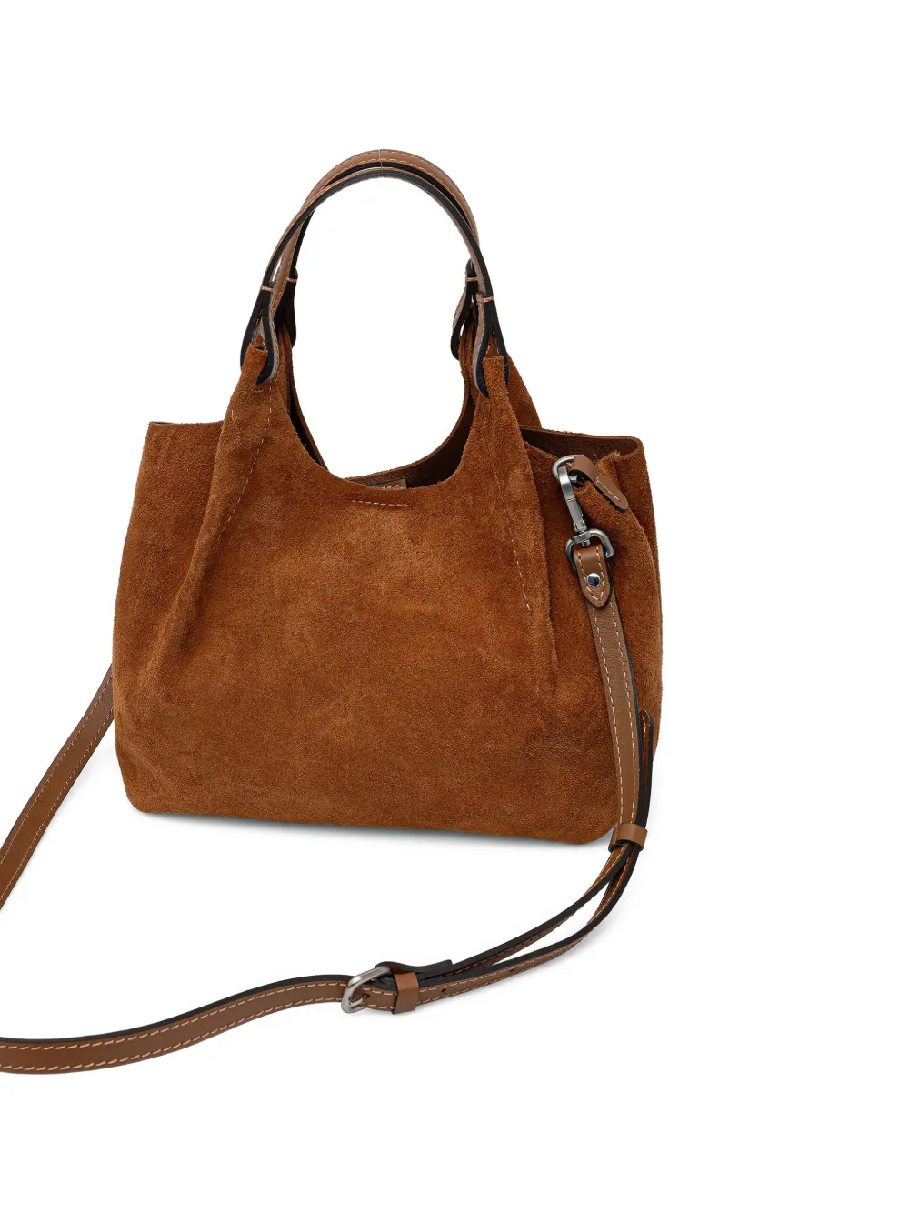 GIANNI CHIARINI Boekentas met afneembaar bandje Bruin