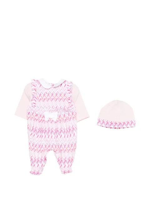 Missoni Kids zigzag-pattern babygrow set (set of two)