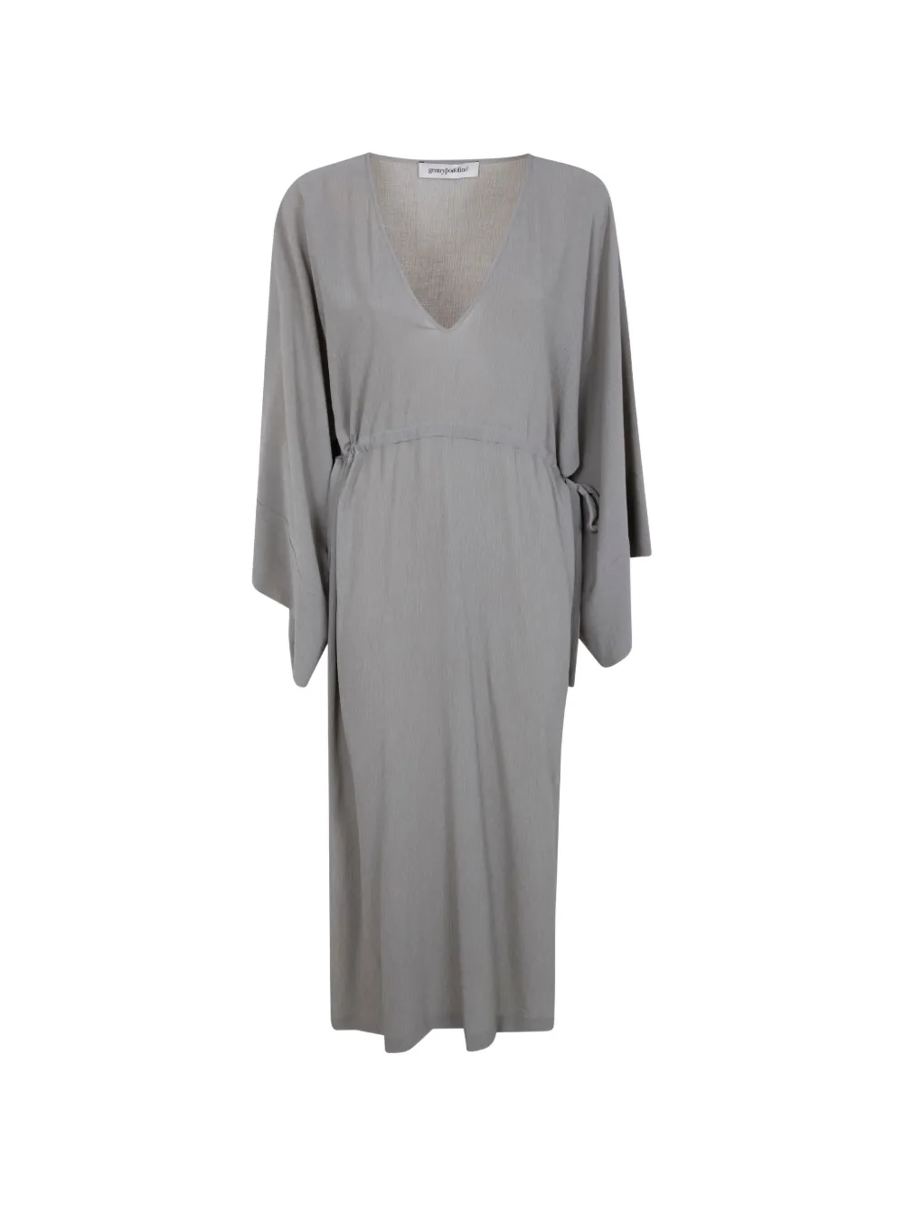 Gentry Portofino ribbed-knit drawstring dress - Grigio