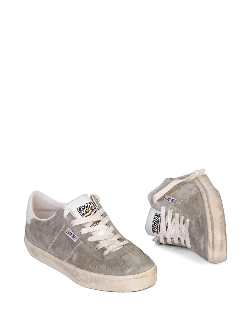 Golden Goose Soul-Star leren sneakers Grijs