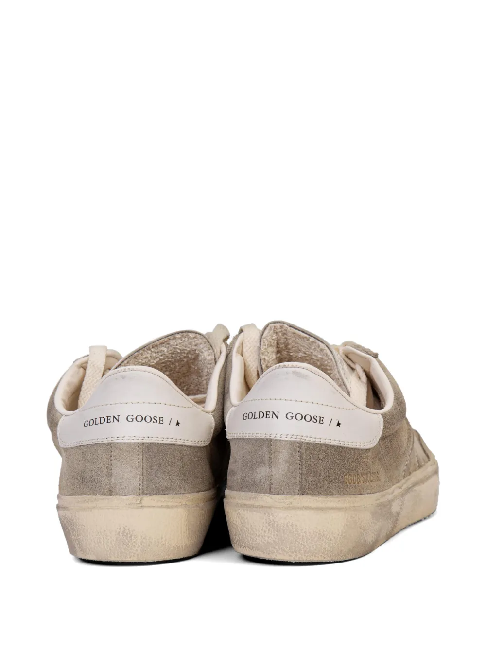 Golden Goose Soul-Star leren sneakers Grijs