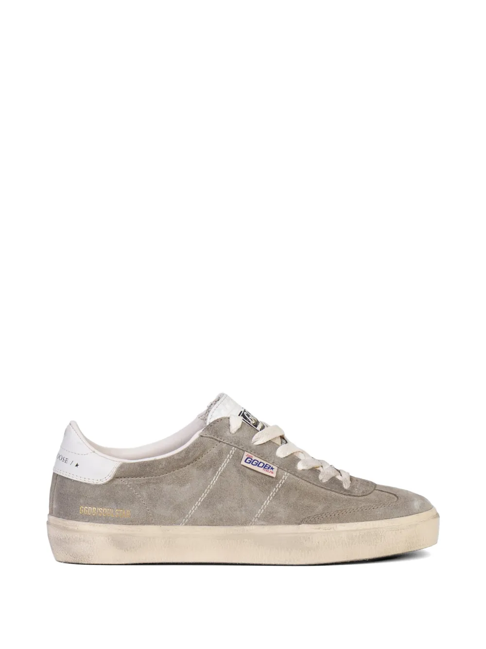 Golden Goose Soul-Star leren sneakers Grijs