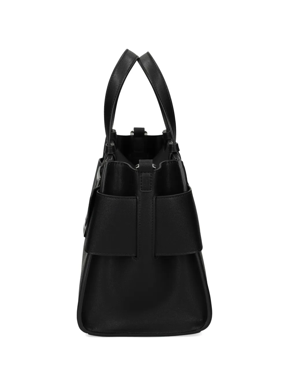 Armani Exchange Shopper met geperforeerd logo Zwart
