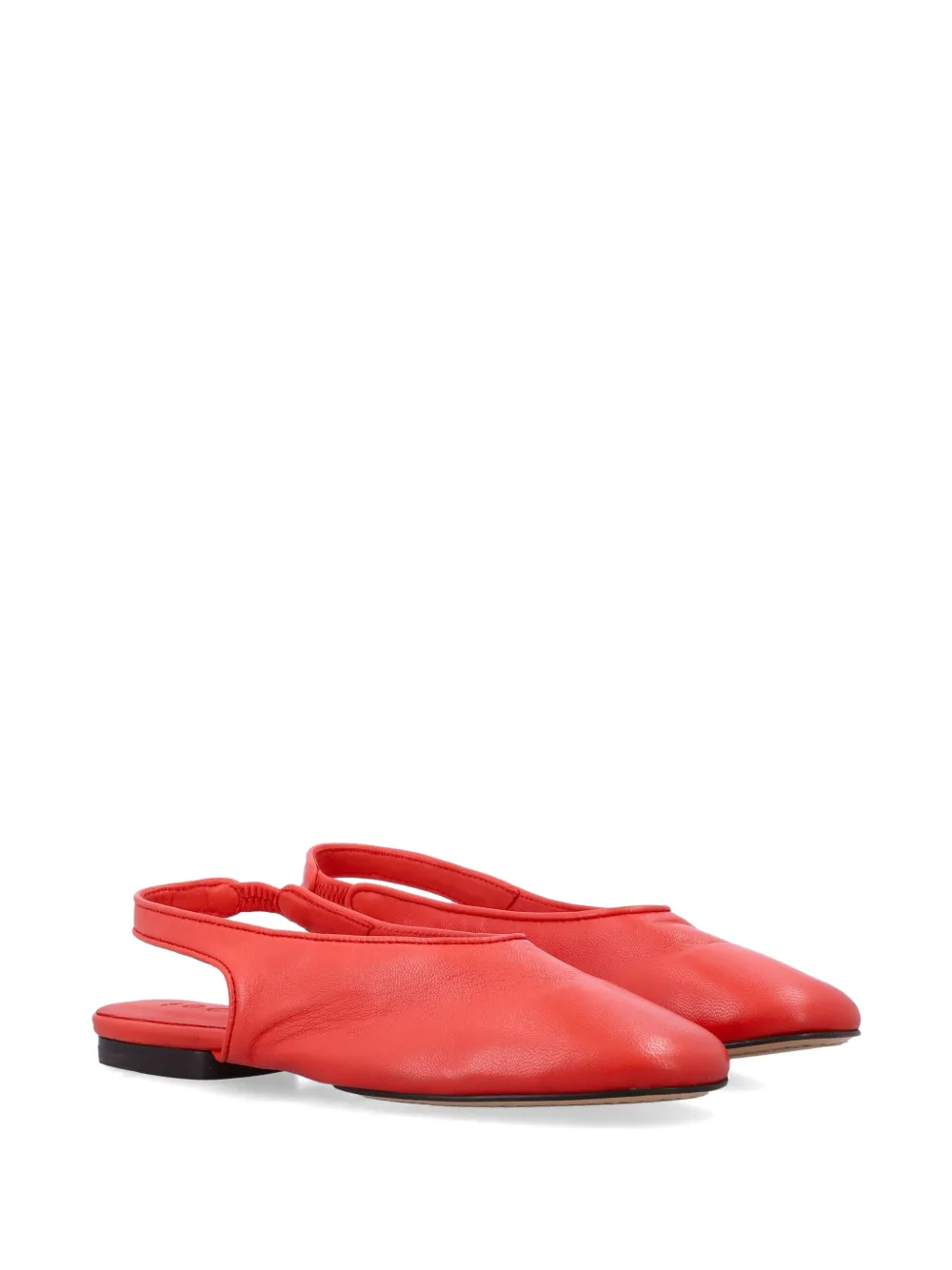  Soeur Emmet Slingback Ballet Flats - Red 