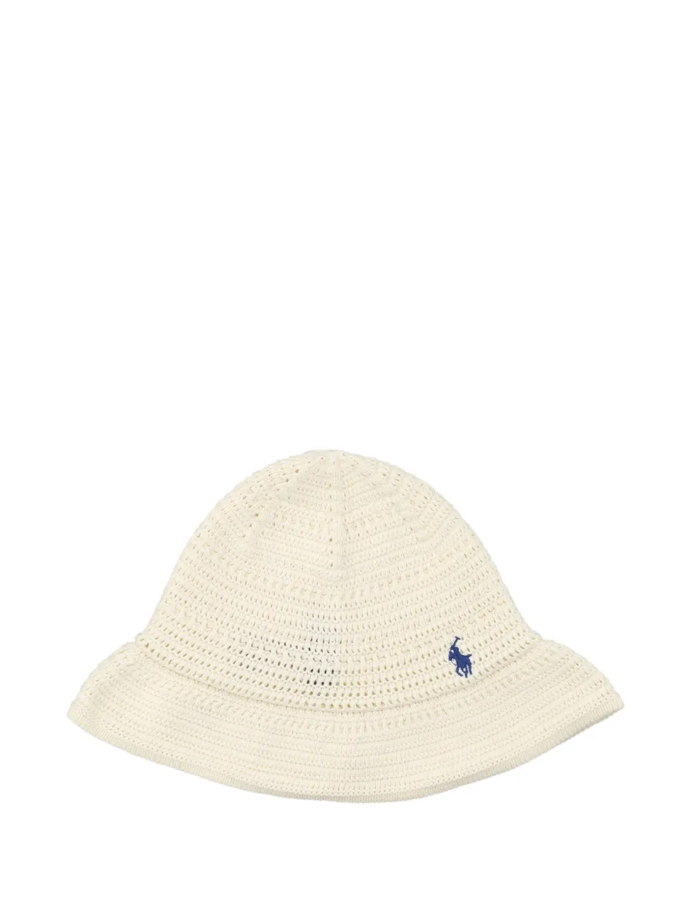 POLO RALPH LAUREN KIDS crocheted bucket hat - Toni neutri
