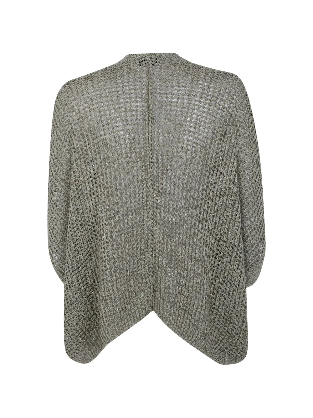 Gentry Portofino Opengebreid vest Grijs
