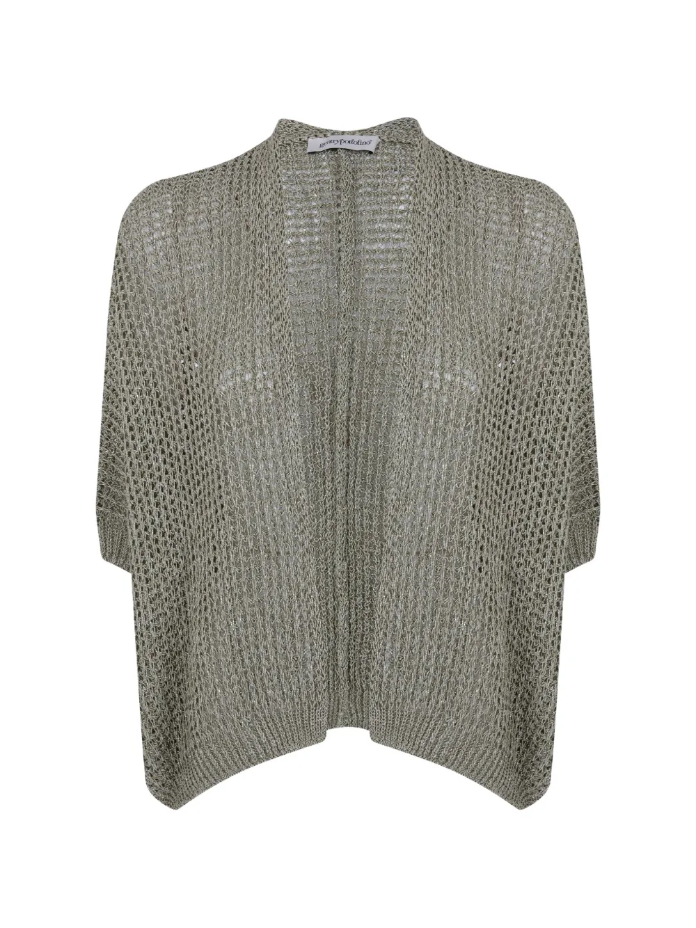 Gentry Portofino open-knit cardigan - Grigio
