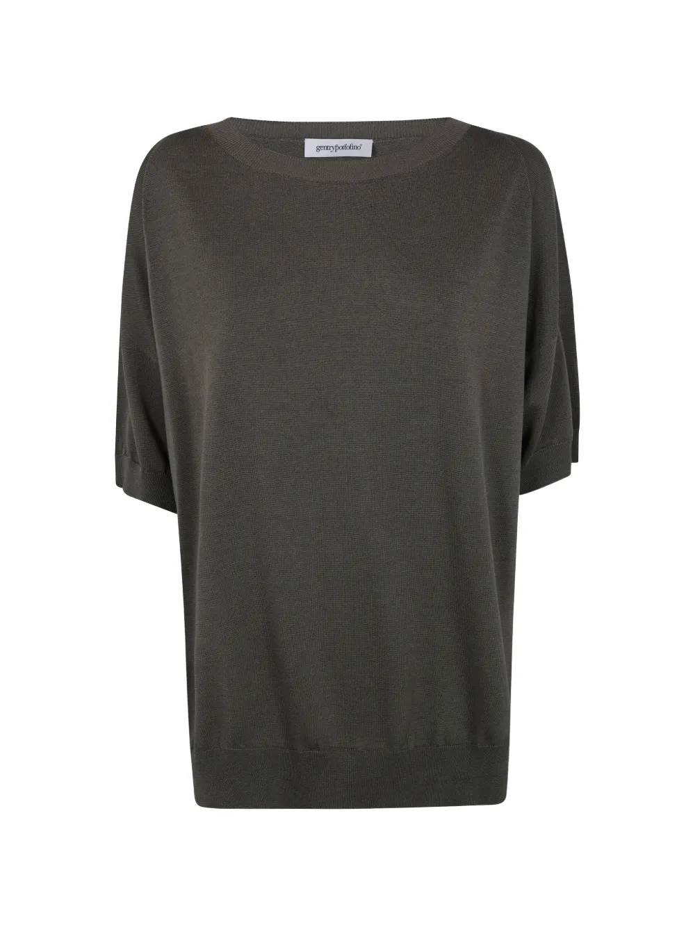 Gentry Portofino crew-neck knitted top - Grün