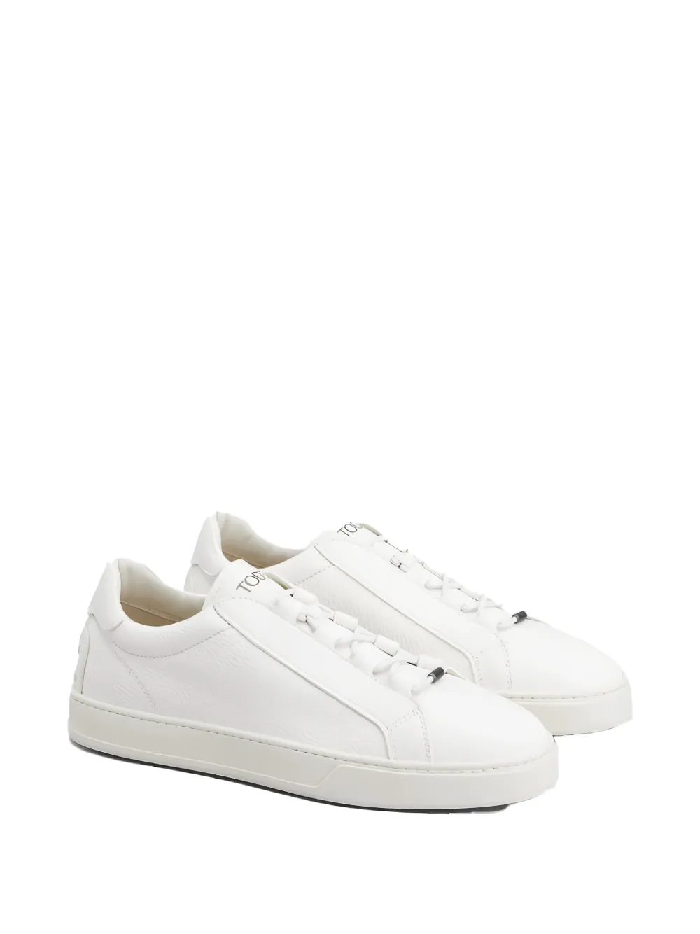 Tod's low-top leather sneakers Wit