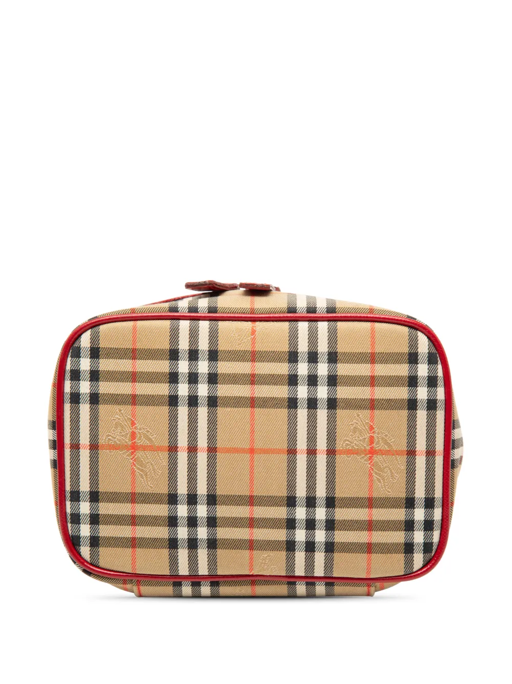 20th Century Haymarket Check Canvas Vanity Bag