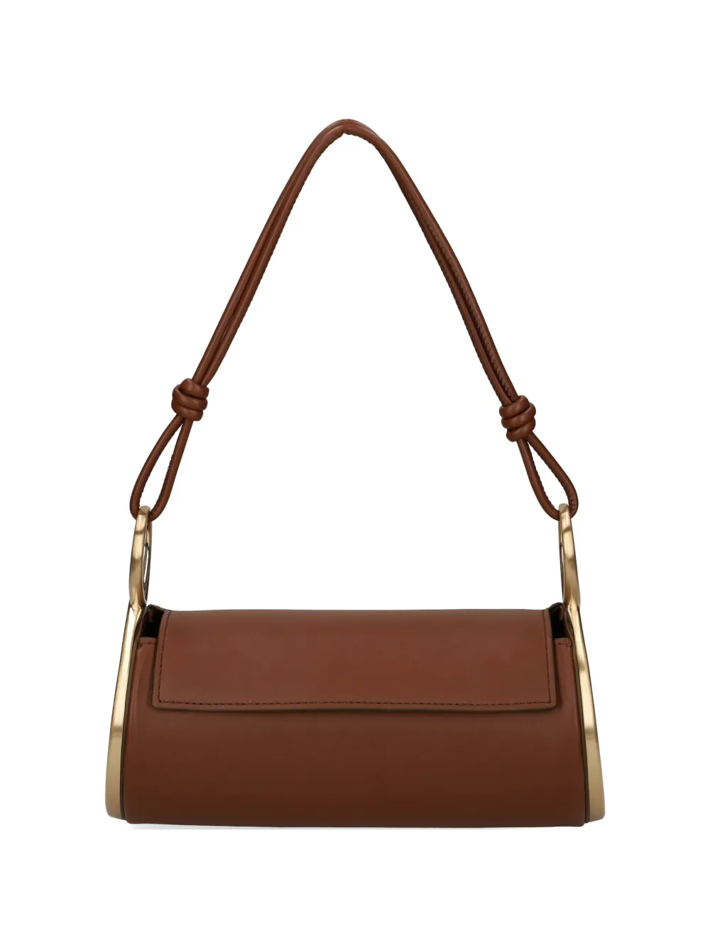 Cult Gaia Dahlia cylindrical shoulder bag - Marrone