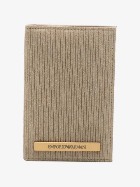 Emporio Armani logo-plaque wallet