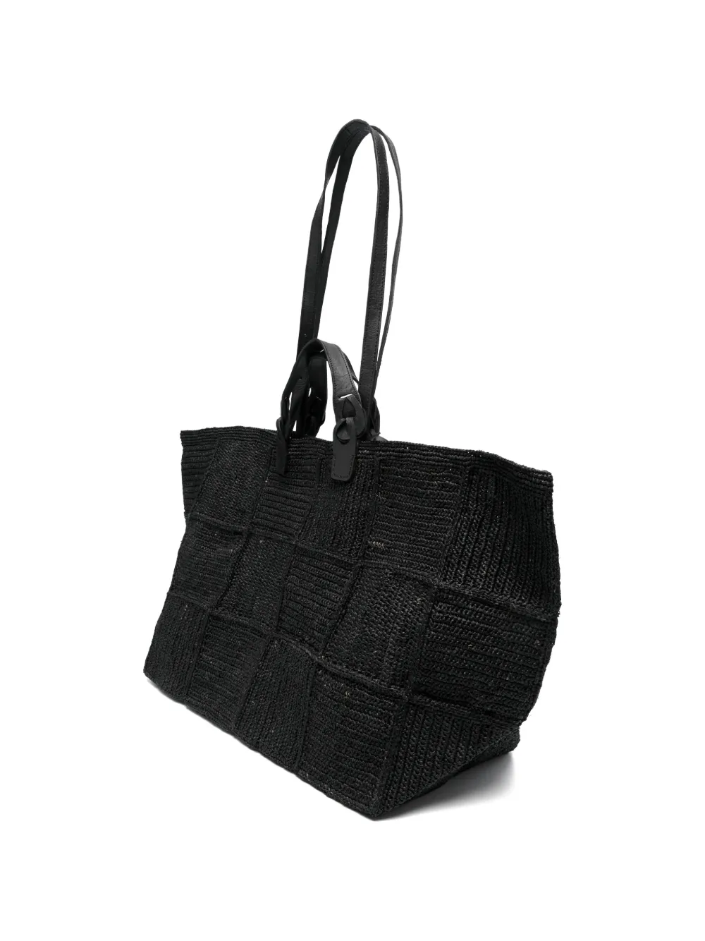  Ibeliv Woven Tote Bag - Black 