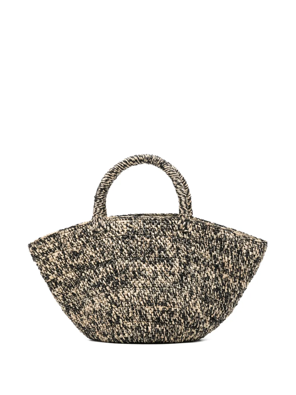 Ibeliv Woven Handle Tote Bag In White